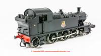 LHT-S-4505 Dapol Lionheart 45xx Prairie Tank Steam Locomotive unnumbered in BR Black livery with early emblem